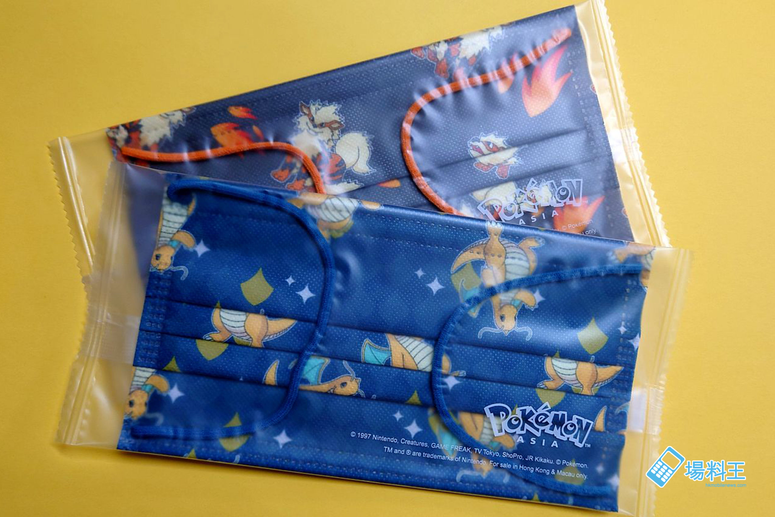 Pokémon 第二彈口罩:風速狗、快龍等近廿款圖案登場